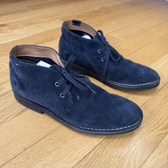 Polo Ralph Lauren Talan Chukka Boots Men’s 10.5 Navy Suede Leather Lace Up main image 13